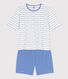Pyjacourt en coton femme
