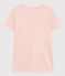 Tee-shirt LE DROIT col rond en coton Femme rose SALINE