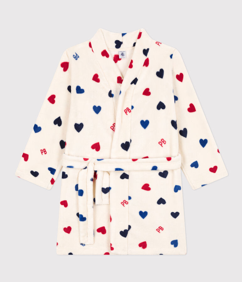 Robe de chambre en polaire enfant blanc AVALANCHE/ MULTICO