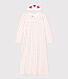 Chemise de nuit et tiare cœur petite fille en velours