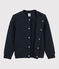 Cardigan en tubique matelassé enfant garçon bleu SMOKING