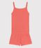 Pyjacourt uni papaye fille en coton lyocell rose PAPAYE