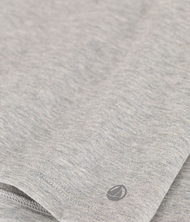 Blouse en coton enfant fille gris