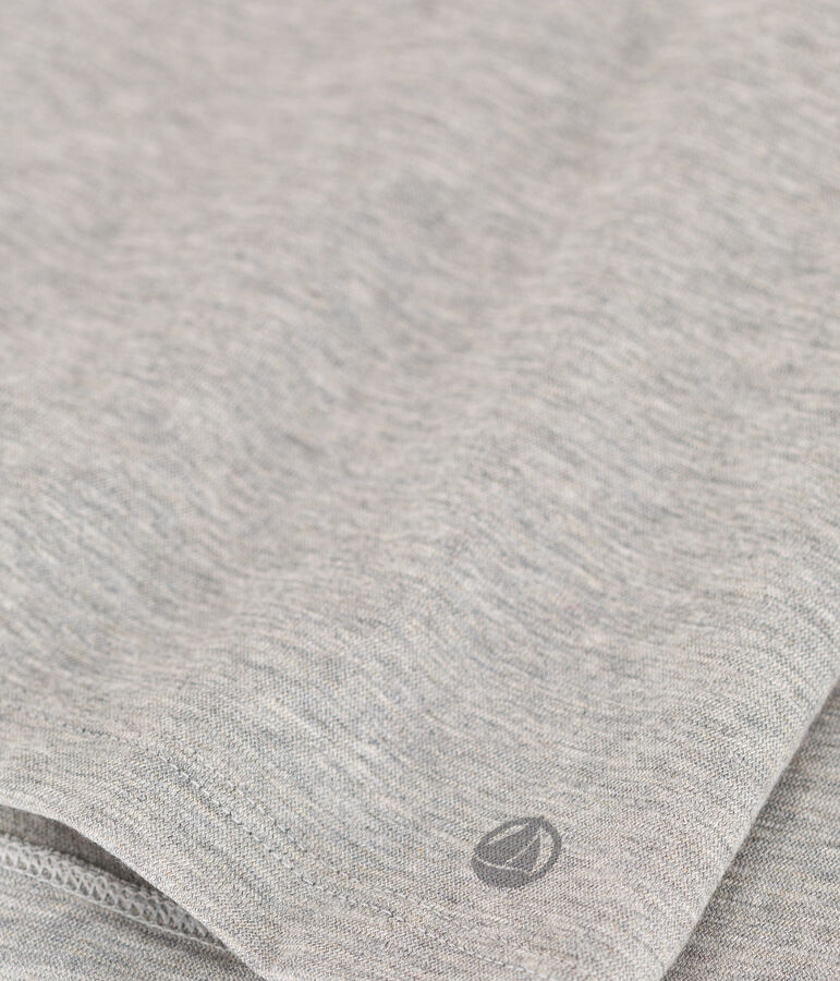 Blouse en coton enfant fille gris CHATON CHINE