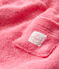Short en éponge bébé fille rose CUPCAKE/blanc MARSHMALLOW