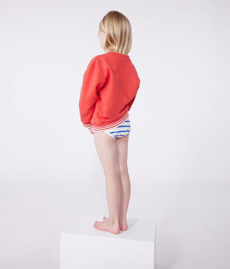 Sweatshirt enfant mixte en coton mprim&eacute; SPI