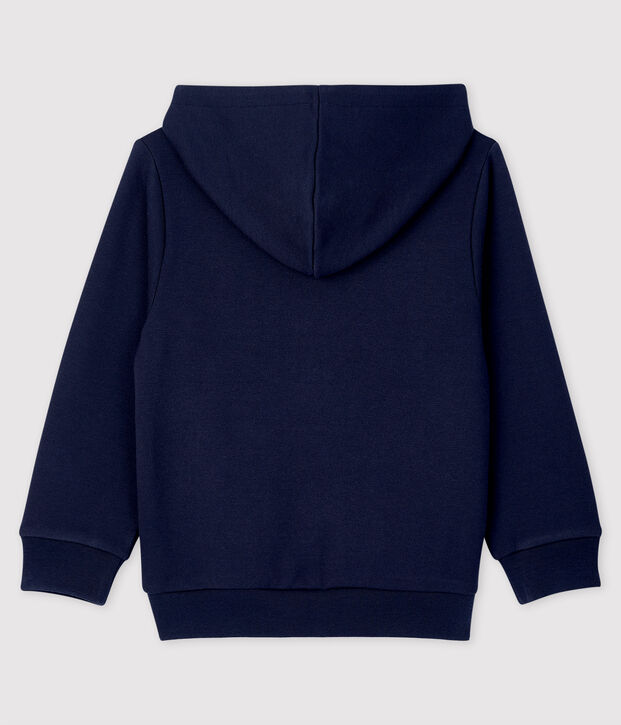 Sweatshirt &agrave; capuche enfant fille / gar&ccedil;on bleu