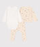 Ensemble imprimé en coton bébé blanc AVALANCHE/ MULTICO