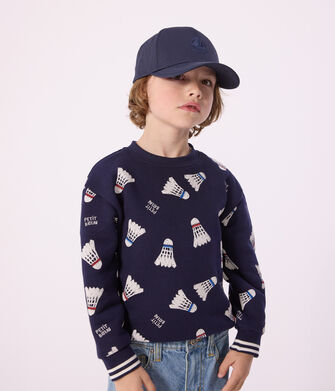 Casquette enfant unie bleu