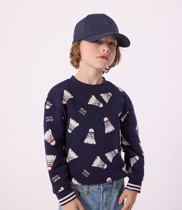 Casquette enfant unie bleu bleu marine