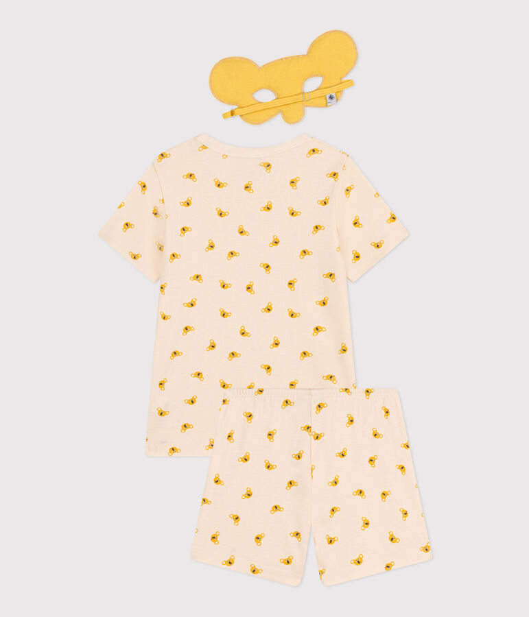Pyjama short d&eacute;guisement koala en coton enfant blanc AVALANCHE/ MULTICO