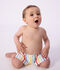 Short de bain b&eacute;b&eacute; ray&eacute; blanc/multicouleur