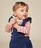 Marinière en coton épais bébé rose ROSEWOOD/ AVALANCHE