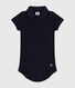 Body manches courtes bébé col polo en coton
