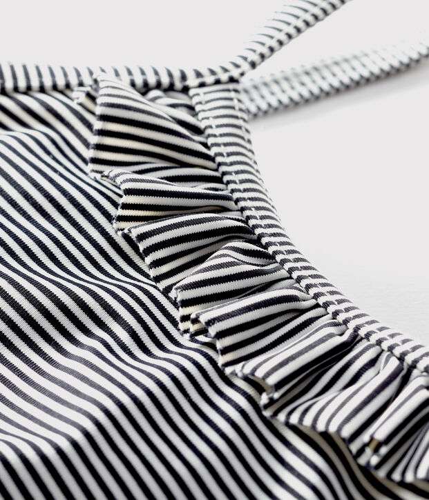 Maillot de bain UPF 50+ b&eacute;b&eacute; bleu/blanc