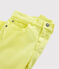 Pantalon en serge enfant garçon jaune CITRONEL