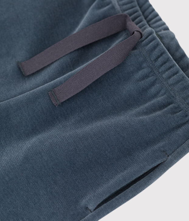 Pantalon b&eacute;b&eacute; en velours gris