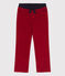 Pantalon regular en velours côtelé enfant garçon STOP