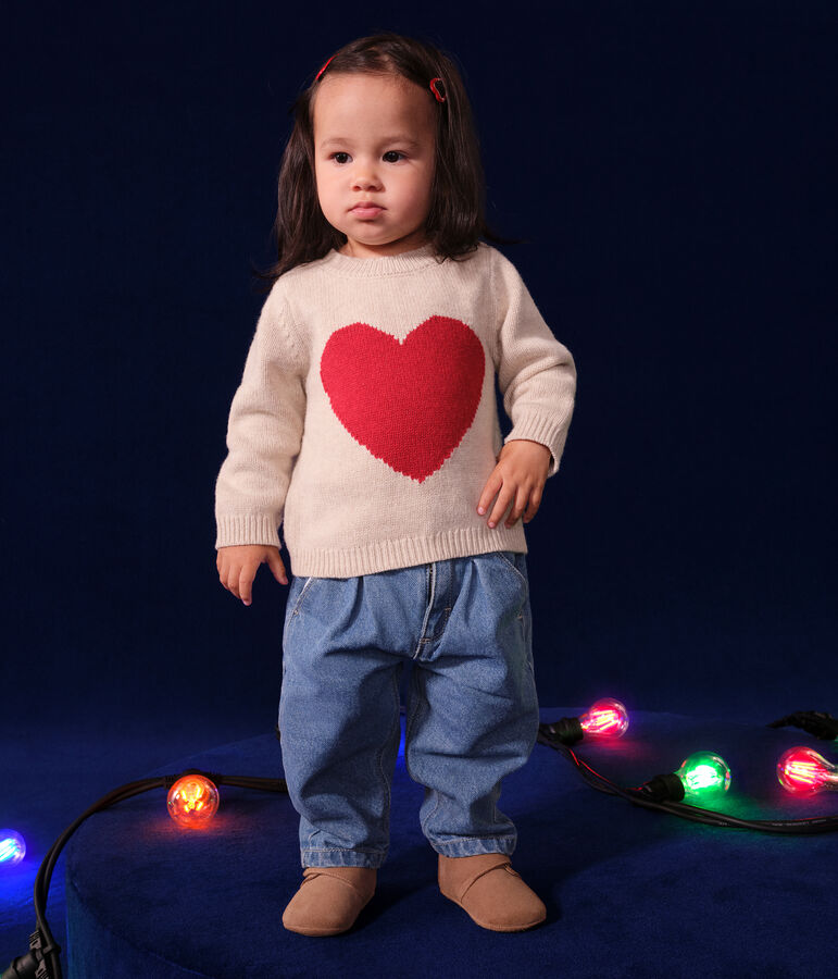 Pull en tricot contenant de la laine b&eacute;b&eacute; AVALANCHE/ CORRIDA