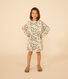 Robe imprimée manches longues en molleton enfant fille