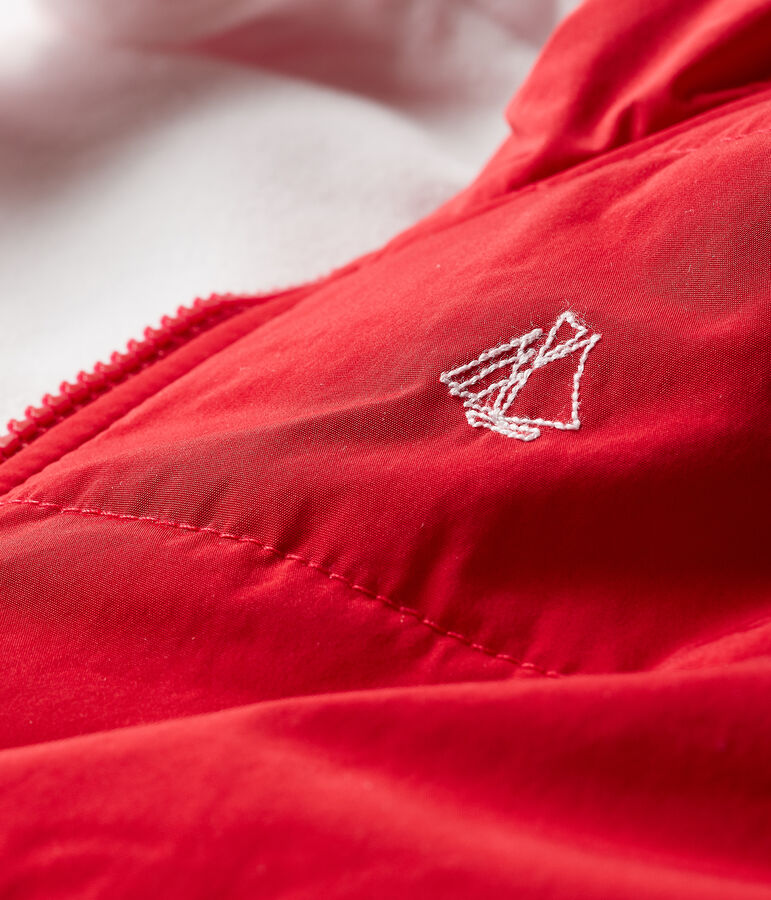 Blouson sans manches b&eacute;b&eacute; gar&ccedil;on rouge