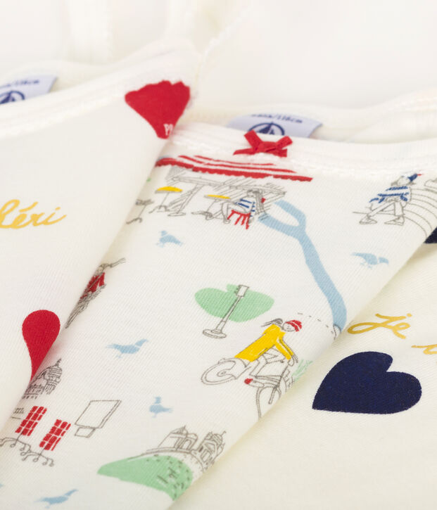 Trio de chemises &agrave; bretelles petite fille multicouleur