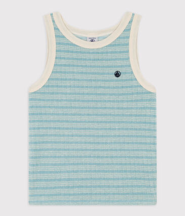 Débardeur en bouclette éponge enfant fille