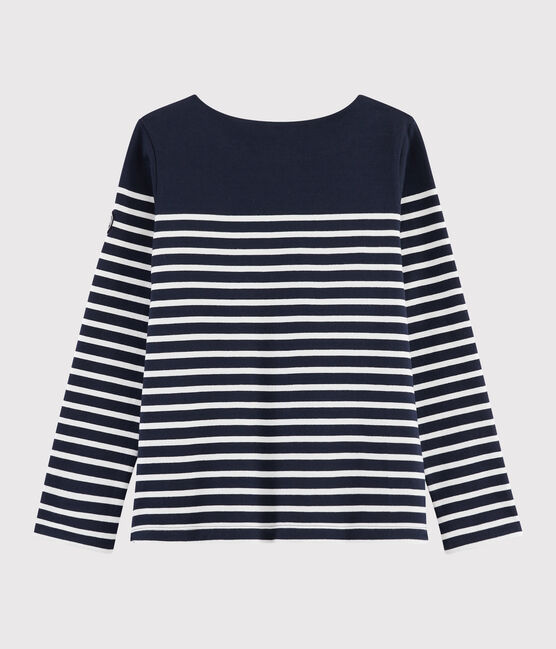 Marinière iconique Femme bleu SMOKING/blanc MARSHMALLOW