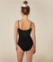 Body en coton et élasthanne femme noir BLACK