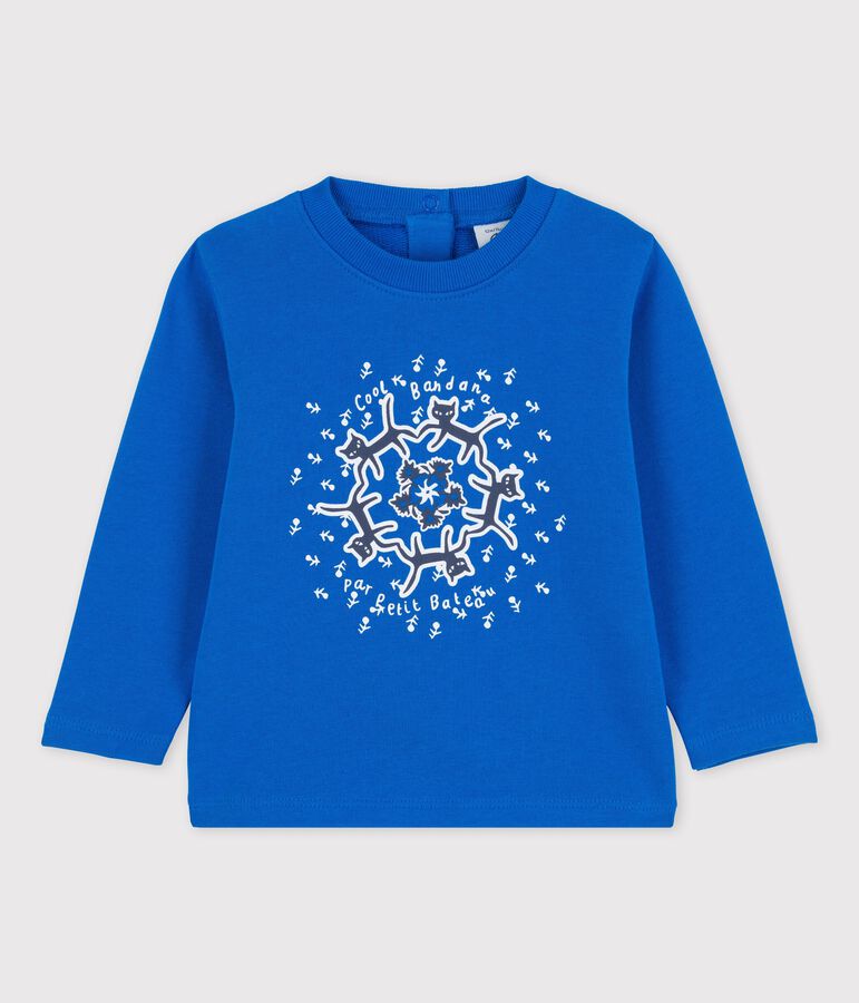 Sweatshirt en molleton b&eacute;b&eacute; bleu DELFT