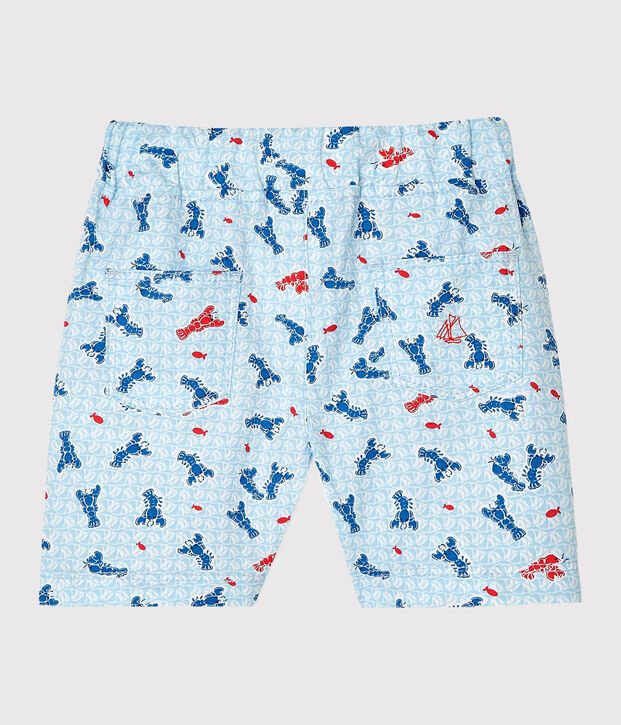 Short imprim&eacute; b&eacute;b&eacute; gar&ccedil;on blanc/multicouleur