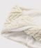 Snood enfant fille blanc MARSHMALLOW/jaune OR