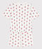 Pyjacourt fleurs en coton femme blanc MARSHMALLOW/blanc MULTICO