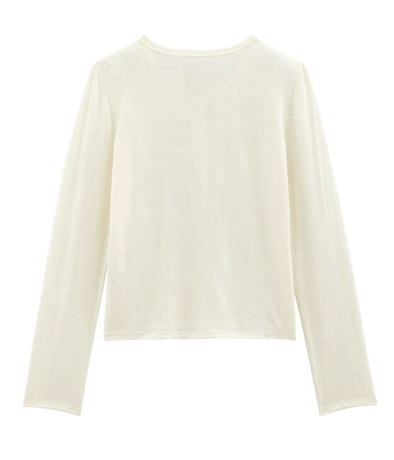 Cardigan femme blanc MARSHMALLOW