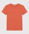 Tee-shirt L'ICONIQUE col rond en coton Femme rose BRANDY