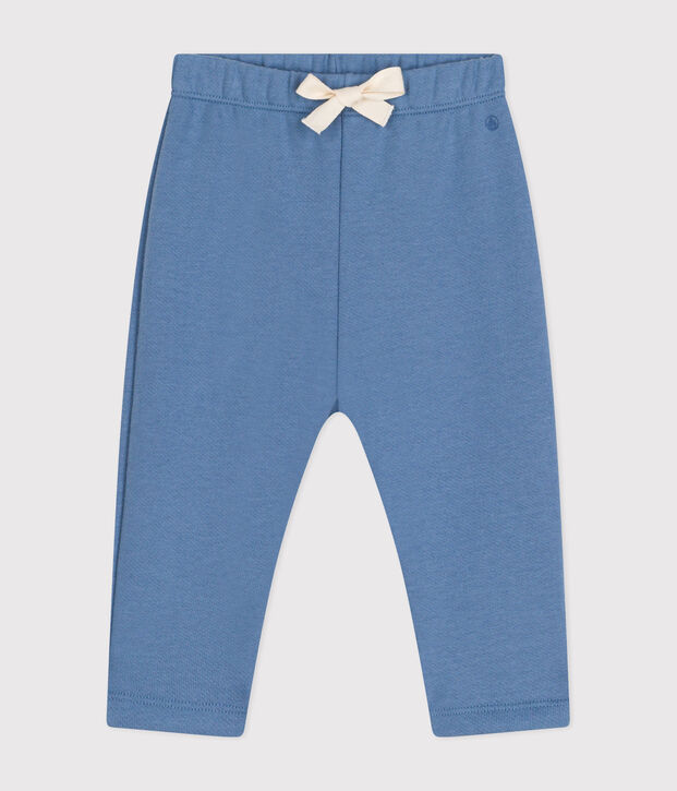 Pantalon en molleton b&eacute;b&eacute; bleu