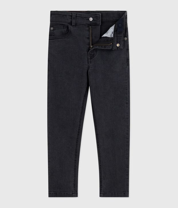 Pantalon enfant en denim noir