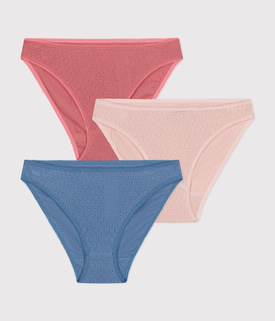 Lot de 3 culottes en coton ajouré femme variante 1