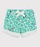Short en coton bébé. blanc MARSHMALLOW/blanc MULTICO