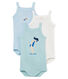 Trio de bodies &agrave; bretelles b&eacute;b&eacute; fille