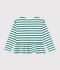Marini&egrave;re enfant en coton vert/vert