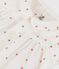 Robe manches courtes en gaze de coton bio bébé blanc MARSHMALLOW/rouge OMBRIE