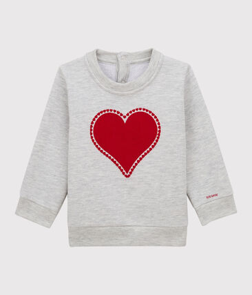 PETIT BATEAU - Sweat en molleton bébé