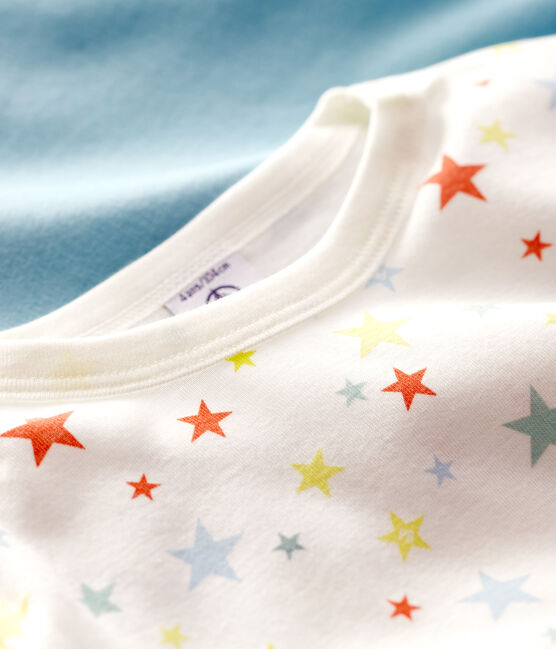Lot de 2 tee-shirts manches courtes étoiles multico petit garçon en coton biologique variante 1