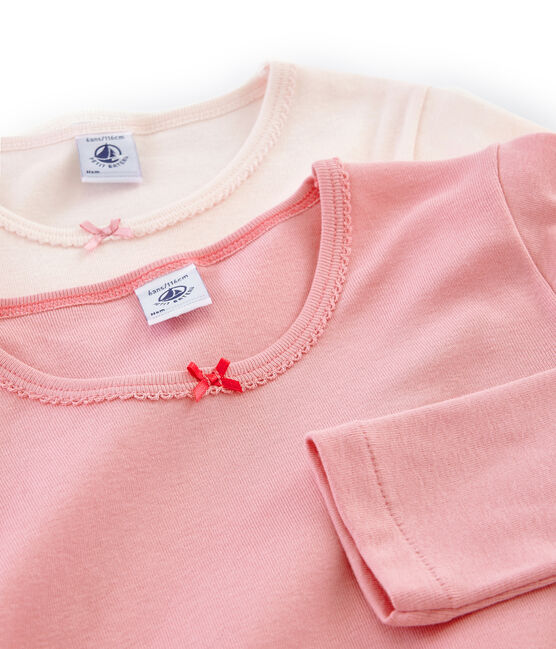 Duo de tee-shirts manches longues petite fille variante 1