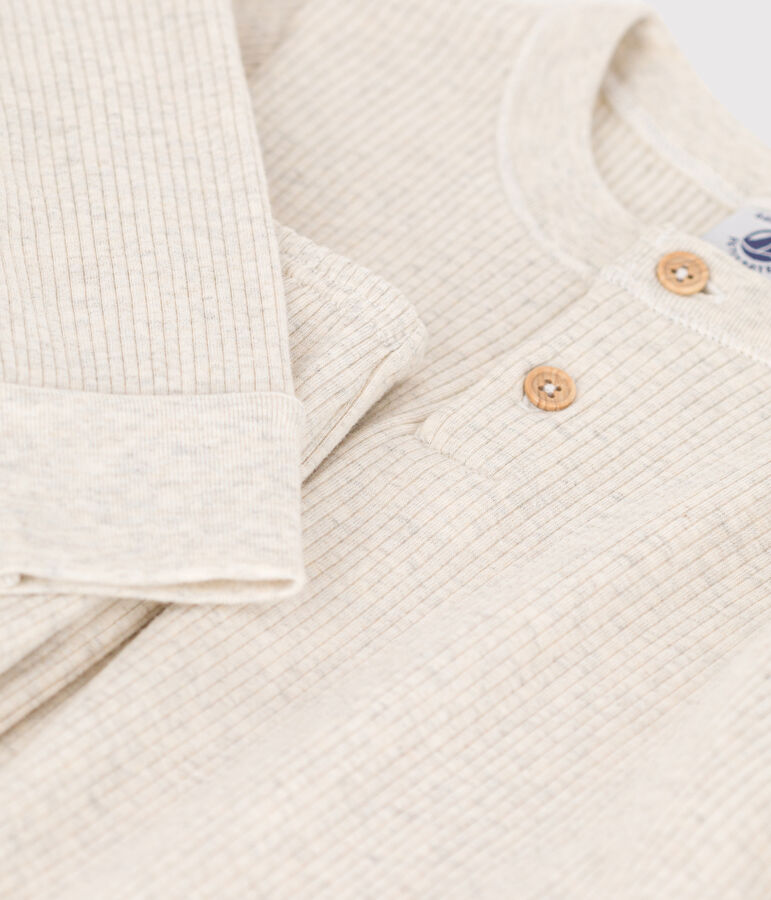 Pyjama en coton enfant beige MONTELIMAR CHINE