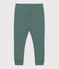 Legging bébé en coton vert VALLEE