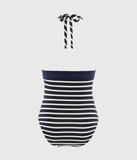 Maillot de bain 1 pièce bleu SMOKING/blanc MARSHMALLOW