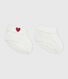 Chaussons naissance tricotés en coton