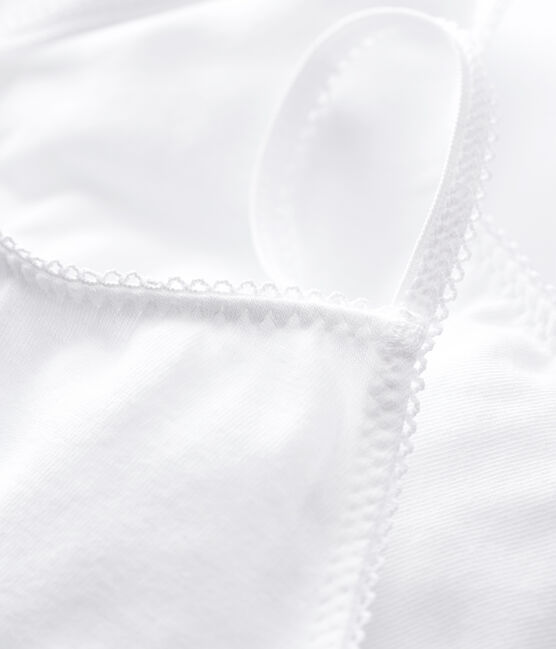 Lot de 2 brassières blanches petite fille variante 1